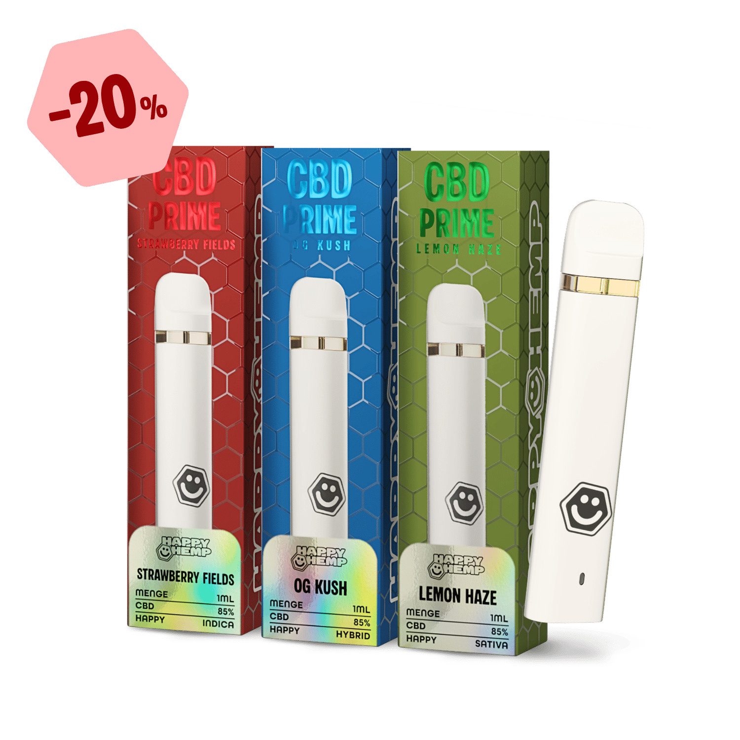 CBD Vape 85% Bundle Mix